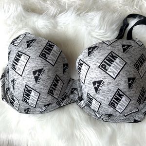 Victorias Secret PINK where everywhere lightly lined bra 34D